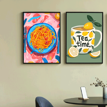 Printable wall art for kitchen decor.
